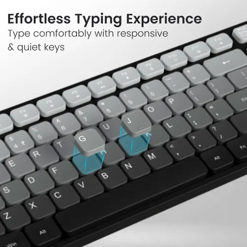 Portronics Key11 Wireless Keyboard & Mouse Combo | 2.4GHz, Silent Keys, Plug & Play, Ergonomic Design â?Grey 8 Portronics Key11 Wireless Keyboard & Mouse Combo | 2.4GHz, Silent Keys, Plug & Play, Ergonomic Design â?Grey
