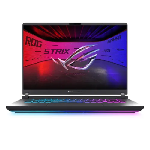 ASUS ROG Strix G16 Gaming Laptop (Intel Core Ultra 9/ 16GB DDR5 RAM/ 1TB SSD/ 16 Inch (40.64 cm) 2.5k ROG Nebula Display/ NVIDIA RTX 5060 8GB Graphics/ Windows 11/ MS-Office) G615LM-S5128WS
