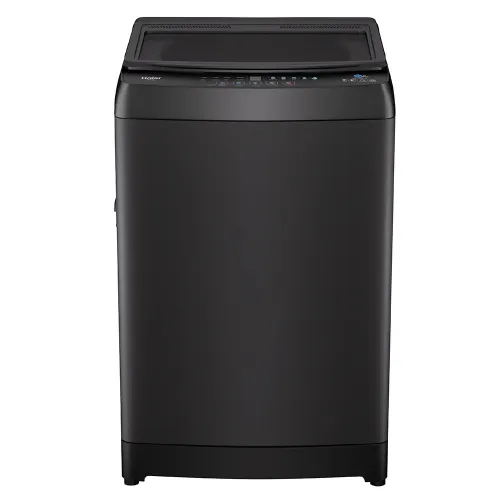 Haier 8 Kg 5 Star Fully Automatic Top Load Washing Machine with 2x Magic Filter | Oceanus Wave Drum | Quick Wash | Child Lock | Multiple Wash Programs (HWM80-310BK, Black)