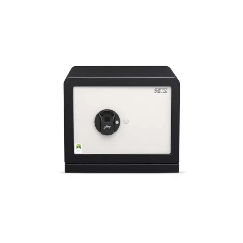 Godrej Ritz Biometric Safe with iBuzz Alarm | Advanced Security Safe for Home & Office (Black)