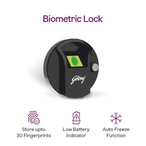 Godrej Ritz Biometric Safe with iBuzz Alarm | Advanced Security Safe for Home & Office (Black) 8 Godrej Ritz Biometric Safe with iBuzz Alarm | Advanced Security Safe for Home & Office (Black)