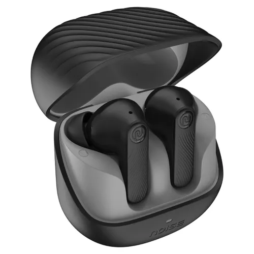 Noise BT TWS X2 Earbuds |  50H Playtime, Quad Mic ENC, Low Latency, IPX5, Bluetooth v5.3, Type-C Fast Charging (Ebony Black)