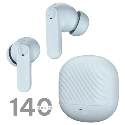 Noise BT TWS X2 Earbuds |  50H Playtime, Quad Mic ENC, Low Latency, IPX5, Bluetooth v5.3, Type-C Fast Charging (Tide Blue)