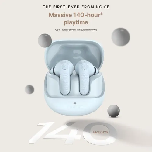 Noise BT TWS X2 Earbuds | 50H Playtime, Quad Mic ENC, Low Latency, IPX5, Bluetooth v5.3, Type-C Fast Charging (Tide Blue) 4 Noise BT TWS X2 Earbuds | 50H Playtime, Quad Mic ENC, Low Latency, IPX5, Bluetooth v5.3, Type-C Fast Charging (Tide Blue)