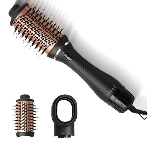 Nexlev Ionic 2 in 1 Hair Volumizer + Hair Dryer | lonic Technology | 1200W Power | 4 Heat Modes | Ceramic Tourmaline Coating | Swivel Cord (V-03)