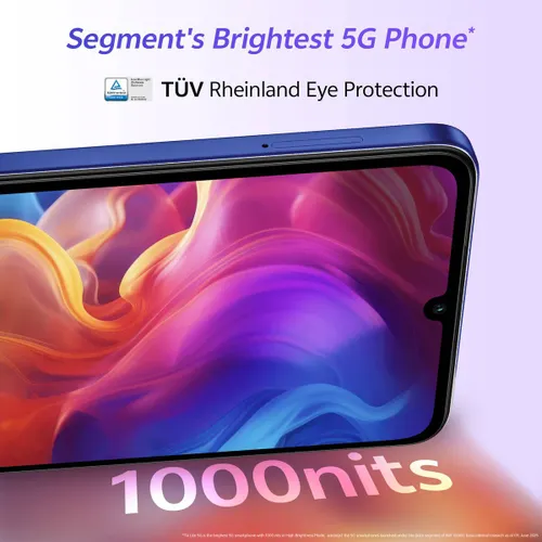 vivo T4 Lite 5G (4GB RAM, 64GB Storage) | Dimensity 6300 | 6000mAh Battery | 1000 nits Brightness | Prism Blue 6 vivo T4 Lite 5G (4GB RAM, 64GB Storage) | Dimensity 6300 | 6000mAh Battery | 1000 nits Brightness | Prism Blue
