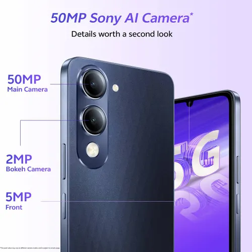 vivo T4 Lite 5G (4GB RAM, 64GB Storage) | Dimensity 6300 | 6000mAh Battery | 1000 nits Brightness | Prism Blue 9 vivo T4 Lite 5G (4GB RAM, 64GB Storage) | Dimensity 6300 | 6000mAh Battery | 1000 nits Brightness | Prism Blue