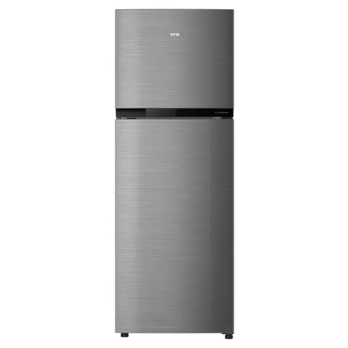 IFB 265 Litres 2 Star Frost Free Double Door Tru Convertible Refrigerator with Surround Cooling | Ice Twister | Deodorizer | Lock & Key | Toughened Glass Shelves (IFBFF-3152FBST, Brush Steel)