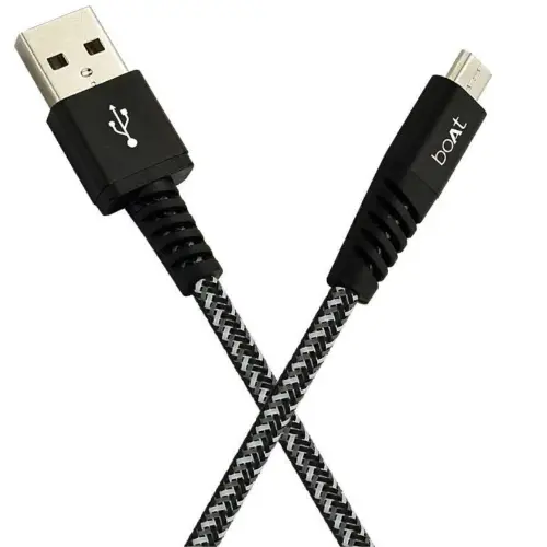 boAt Rugged 700 V3 Micro USB Cable with 480 Mbps Transmission Speed (1.5 Meters)
