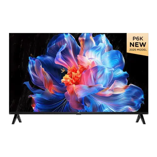 TCL P6K Series 185 cm (75 inch) 4K Ultra HD LED Smart Google TV | AiPQ Processor | HDR10 & HLG | MEMC | 2.0 Channel Audio | 60Hz Refresh Rate | Metallic Bezel-Less Design (75P6K)