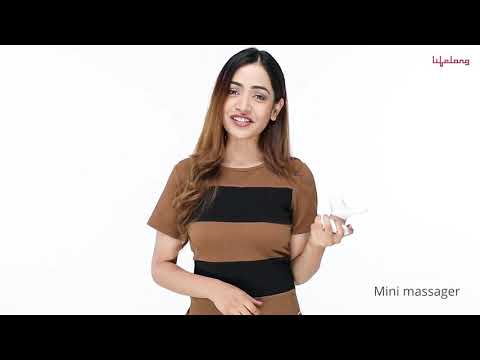 Lifelong Battery Powered Mini Head and Body Massager | Ideal for On-the-go Relief (LLM09, Stylish Brown)