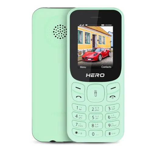 Lava Hero Shakti 2025 Dual Sim Keypad Mobile Phone | 4.6 cm (1.8 inch) Display | Number Talker | Powerful Vibrator | Superior Stereo Sound (Mint Green)