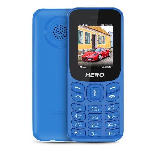 Lava Hero Shakti 2025 Dual Sim Keypad Mobile Phone | 4.6 cm (1.8 inch) Display | Number Talker | Powerful Vibrator | Superior Stereo Sound (Pepsi Blue)