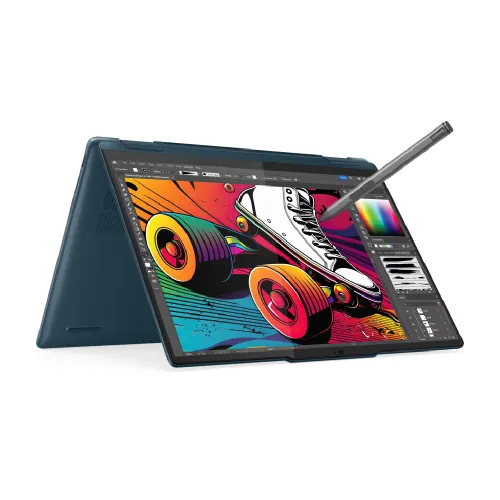 Lenovo Yoga 7 2-in-1 14IML9 Laptop (Intel Core Ultra 5 125H/ 16GB LPDDR5x RAM/ 512GB SSD/ 14 Inch (35.56 cm) OLED 10-point Multi-touch Display/ Intel Arc Graphics/ Windows 11/ MS-Office) 83DJ00FTIN