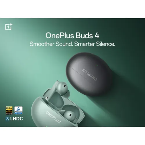 OnePlus Buds 4 TWS | Bluetooth, Deep Bass, Clear Calls, Fast Pair & Charge, IP55 Water Resistant (Zen Green)