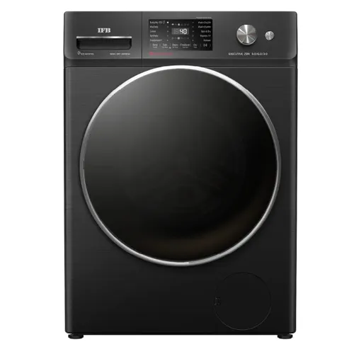 IFB Executive ZBN 9/6/3 Kg Washer Dryer Refresher | 1400 RPM | Multiple Drying Programs | AI Technology | Power Steam | Xpert Wash | Memory Backup (Black Hairline)