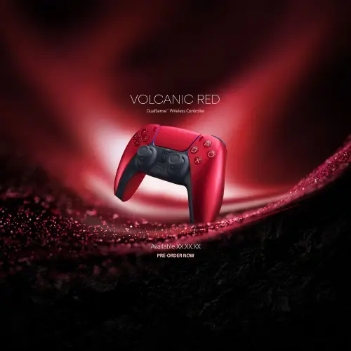 Sony Dual Sense Wireless Controller for PS5 (Metallic Red)