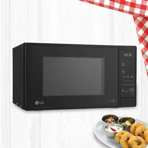 LG 20 Litres Solo Microwave with Glass Door, Even Reheat & Defrost, Energy Saving, Anti Bacterial Cavity (MS2043DB, Black) 10 LG 20 Litres Solo Microwave with Glass Door, Even Reheat & Defrost, Energy Saving, Anti Bacterial Cavity (MS2043DB, Black)