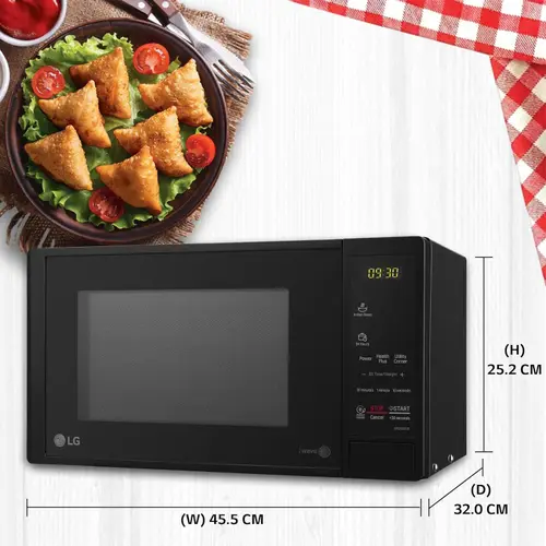 LG 20 Litres Solo Microwave with Glass Door, Even Reheat & Defrost, Energy Saving, Anti Bacterial Cavity (MS2043DB, Black) 4 LG 20 Litres Solo Microwave with Glass Door, Even Reheat & Defrost, Energy Saving, Anti Bacterial Cavity (MS2043DB, Black)