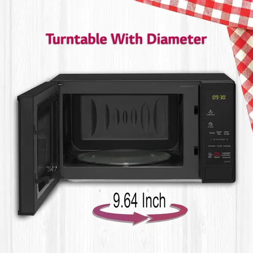 LG 20 Litres Solo Microwave with Glass Door, Even Reheat & Defrost, Energy Saving, Anti Bacterial Cavity (MS2043DB, Black) 6 LG 20 Litres Solo Microwave with Glass Door, Even Reheat & Defrost, Energy Saving, Anti Bacterial Cavity (MS2043DB, Black)