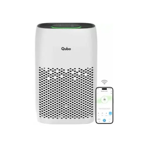 Qubo Q200 QSensAI Technology Air Purifier with Adjustable Fan, Automatic Shut Off, Smart Display, Silent Mode (White)