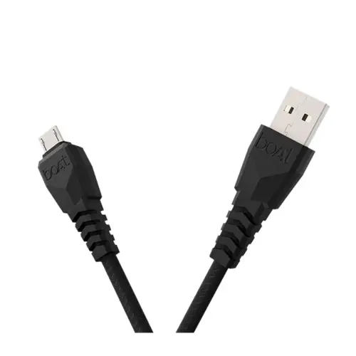 boAt Micro USB 50 Cable with Universal Compatibilty, High Speed Data Transmission, Fast Charging (Black) 2 boAt Micro USB 50 Cable with Universal Compatibilty, High Speed Data Transmission, Fast Charging (Black)