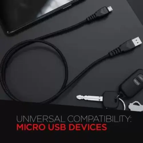 boAt Micro USB 50 Cable with Universal Compatibilty, High Speed Data Transmission, Fast Charging (Black) 4 boAt Micro USB 50 Cable with Universal Compatibilty, High Speed Data Transmission, Fast Charging (Black)