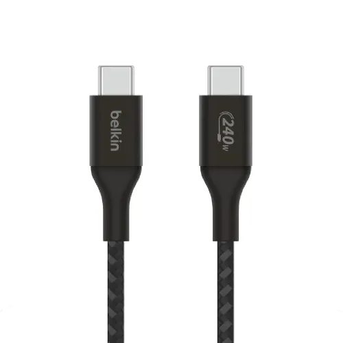 Belkin BoostCharge 1 Meter USB-CÂ® to USB-C Cable with 240W Fast Charging (White)