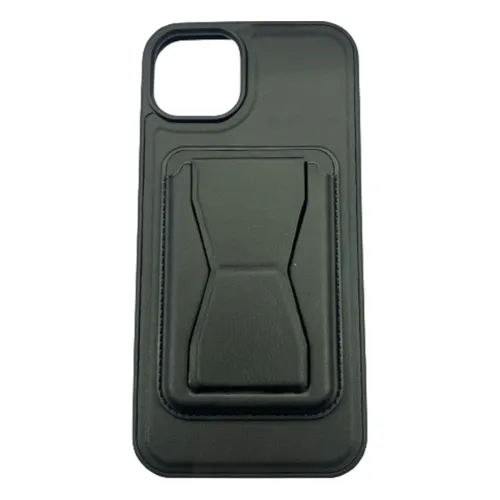 Alfred Victor Faux Leather Case for iPhone 15 with Magsafe (Black)