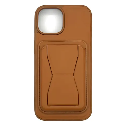 Alfred Victor Faux Leather Case for iPhone 15 with Magsafe (Brown) 2 Alfred Victor Faux Leather Case for iPhone 15 with Magsafe (Brown)