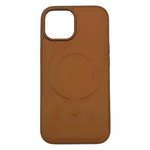 Alfred Victor Faux Leather Case for iPhone 15 with Magsafe (Brown) 3 Alfred Victor Faux Leather Case for iPhone 15 with Magsafe (Brown)
