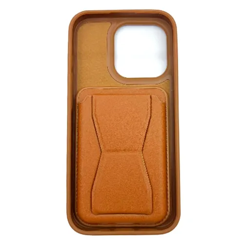 Alfred Victor Faux Leather Case for iPhone 15 Pro with Magsafe (Brown) 5 Alfred Victor Faux Leather Case for iPhone 15 Pro with Magsafe (Brown)