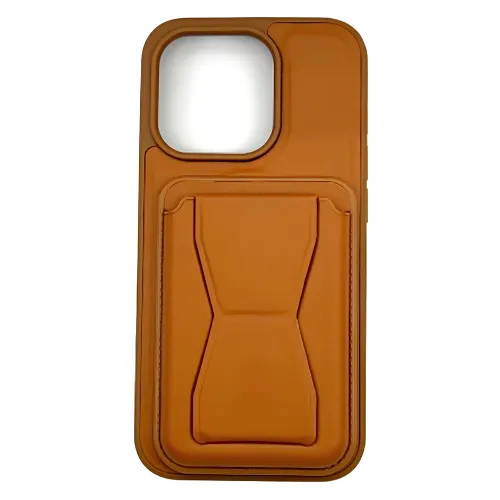 Alfred Victor Faux Leather Case for iPhone 15 Pro Max with Magsafe (Brown)