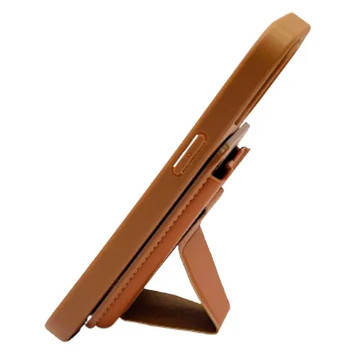 Alfred Victor Faux Leather Case for iPhone 15 Pro Max with Magsafe (Brown) 4 Alfred Victor Faux Leather Case for iPhone 15 Pro Max with Magsafe (Brown)