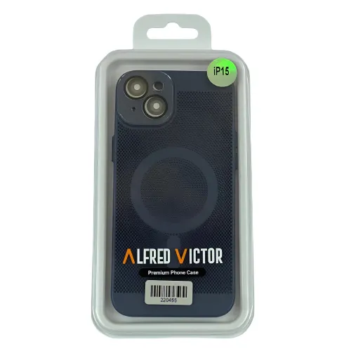 Alfred Victor Mesh Case for iPhone 15 with MagSafe (Blue)