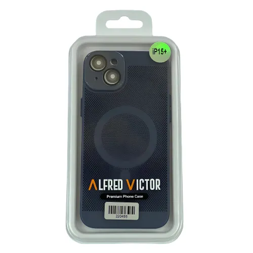 Alfred Victor Mesh Case for iPhone 15 Plus with MagSafe (Blue)