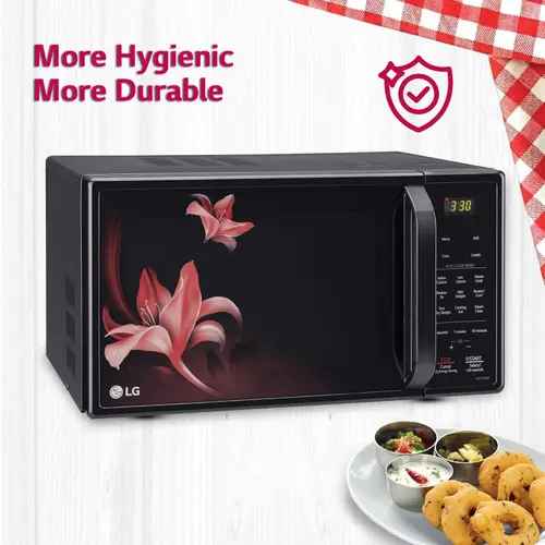 LG 21 Litres Convection Microwave with Glass Door, 151 Auto Cook Menus, Heathplus menu, Quartz Heater (MC2146BR, Black) 11 LG 21 Litres Convection Microwave with Glass Door, 151 Auto Cook Menus, Heathplus menu, Quartz Heater (MC2146BR, Black)