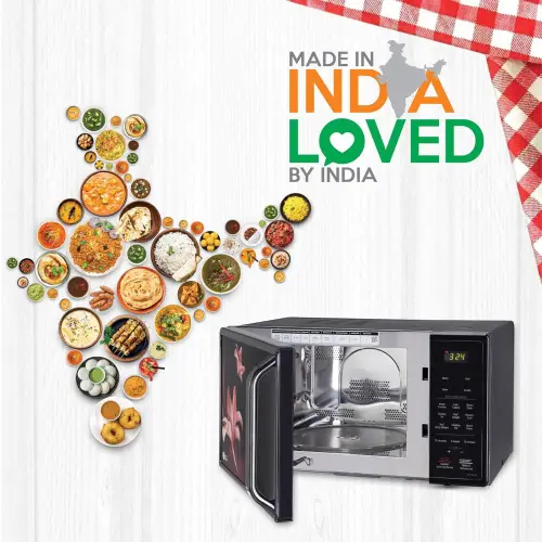 LG 21 Litres Convection Microwave with Glass Door, 151 Auto Cook Menus, Heathplus menu, Quartz Heater (MC2146BR, Black) 9 LG 21 Litres Convection Microwave with Glass Door, 151 Auto Cook Menus, Heathplus menu, Quartz Heater (MC2146BR, Black)