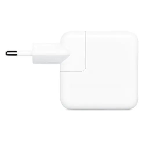 Apple 35W Dual USB-C Port Power Adapter Compatibility with iPhone, iPad, Mac, Apple Watch, AirPods Models (MNWP3HN/A)