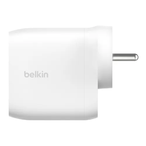 Belkin BoostCharge Pro USB-C® Wall Charger with PPS 60W + 4-Port USB Power Extender (White)