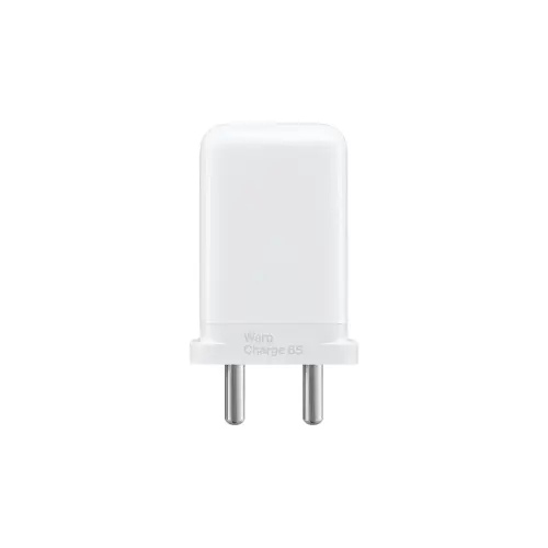 OnePlus Warp Charge 65 Power Adapter IN (White)