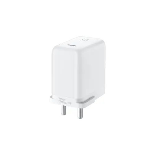 OnePlus Warp Charge 65 Power Adapter IN (White)