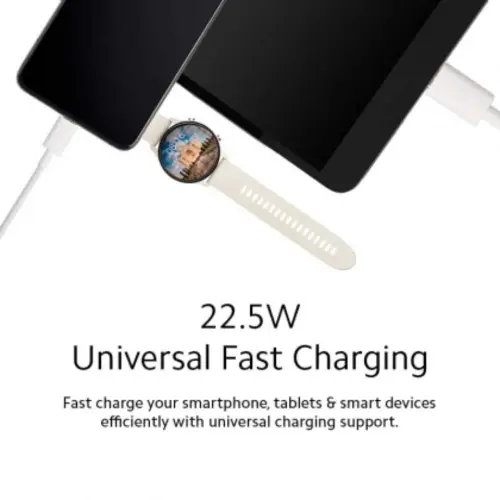 Xiaomi 22.5W Fast Charger Combo with Qualcomm Quick Charge 3.0, 480 MB/s transfer rate (White) 2 Xiaomi 22.5W Fast Charger Combo with Qualcomm Quick Charge 3.0, 480 MB/s transfer rate (White)