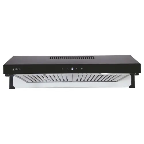 Elica TNT 602 Touch BK Chimney with Baffle Filters, Touch Control, LED Lamp, Touch Control Panel (Black)