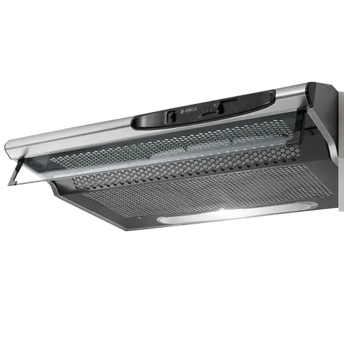 Elica Concorde LTW 60 cm Chimney with 3s Slider Controls, Stainless Steel + Glass Finish, 288mÂ³/h Suction Capacity, Halo 28 Watts Lightning (Black)