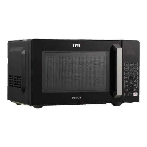 IFB 24 Litres Solo Microwave with Multi-Stage Cooking, Steam Clean, Auto Defrost, Child Safety Lock (24PM2B, Black)