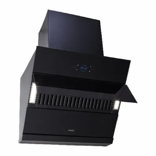 Elica Ismart Hood Chimney with Filterless, Touch Control, Wall Mount (Black, EFL HAC LTW 60)