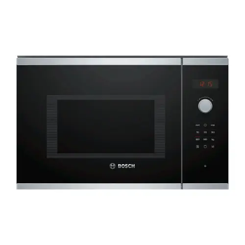 Bosch Series 4 Built in Microwave with 25 Litres Cavity Capacity, LED Display Control, Turntable (Black, BEL553MS0I)