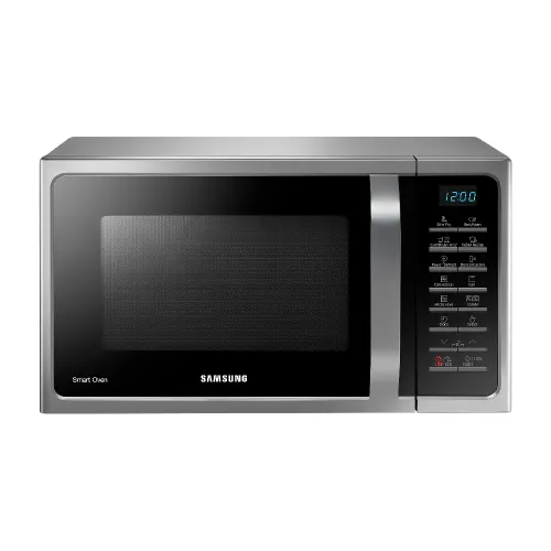 Samsung 28 Litres Convection Microwave Oven with Tact Control Ceramic Enamel | Tandoor Technology | Ceramic Enamel Cavity (MC28A5025VS, Black)