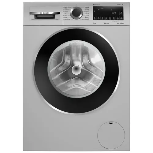 Bosch 8 KG Fully Automatic Front Load Washing Machine| Anti Wrinkle| Auto Stain Removal| 1400 RPM Spin Speed|Â Eco Silence Driveâ?(WGA2341SIN, Silver)